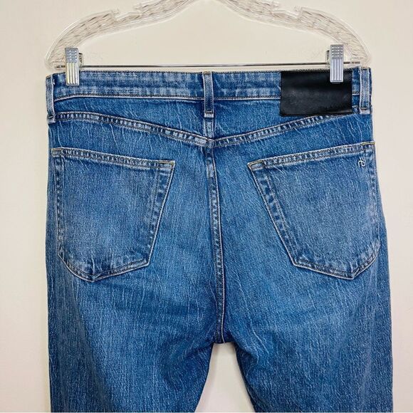 Rag & Bone Rosa Mid-Rise Distressed Boyfriend Jeans Size 28 - Picture 6 of 10
